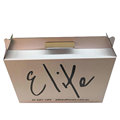 China Custom Corrugated Paper Box with Portable Handle